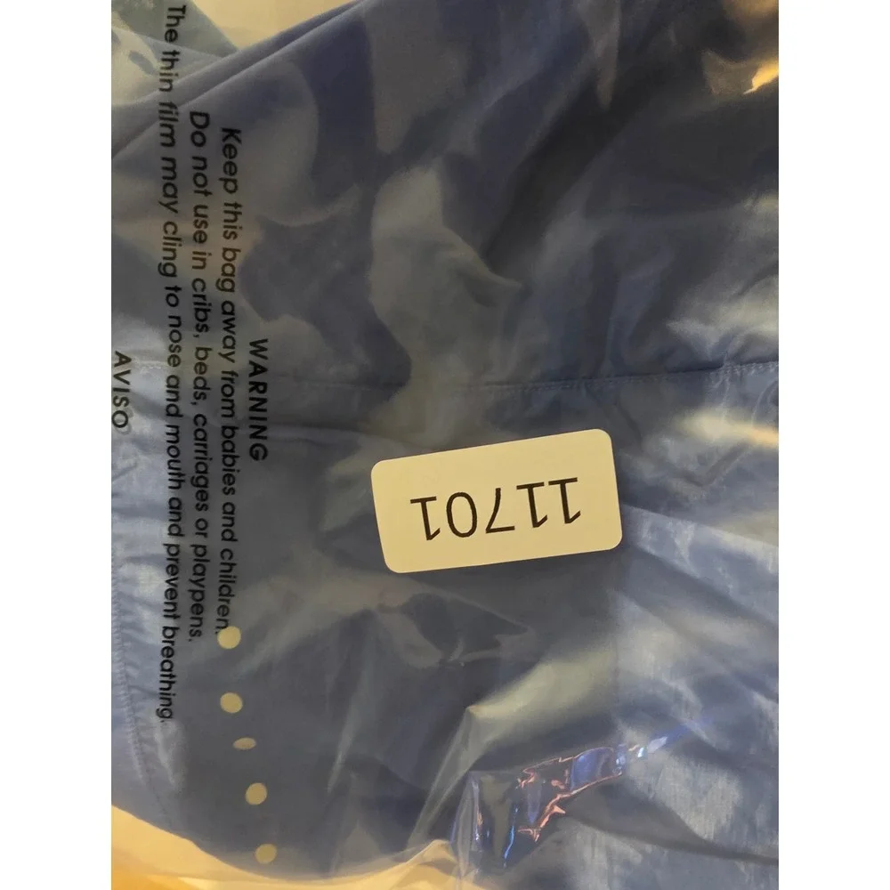 Nike Aeroloft Poly Fill Running Vest Womens XS Blue Full Zip Lightweight